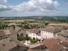 Monflanquin Blick auf die Kirche