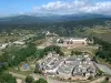 Mont-Louis, aerial view
