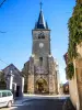 Fachada y campanario de la iglesia de Saint-Blaise (© J.E)
