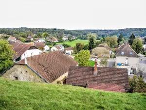 Montarlot-lès-Rioz, vom Friedhof gesehen (© J. E)