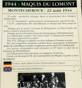 Geschichte der Maquis von Lomont (© J. E)
