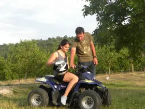 Quad biking in Montmaur