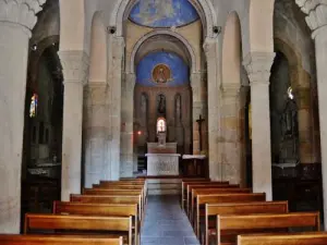 Inside the church