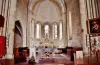 Het interieur van de kerk Notre-Dame