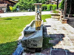 Brunnen des alten Waschhauses (© JE)