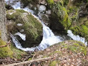 Bubalafels-Wasserfall, Draufsicht (© JE)