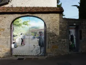 Freskoführung in Moulins-Engilbert