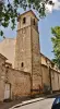 El campanario de la iglesia de Saint-Jacques