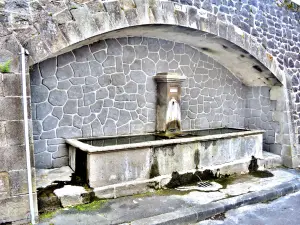 Fontaine-Lavoir, unter dem Rathaus (© J.E)