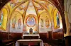 Nages - Het interieur van de Sint-Victorkerk