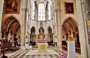 L'intérieur de l'église Saint-Martin