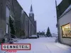 Snowy day in Genneteil