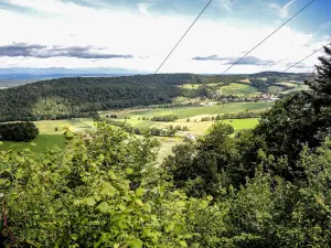 Panorama von den Felsen der Hexe (© J. E)