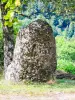 Piedra levantada en un lugar llamado Quimberg, aldea de Basses-Huttes (© JE)