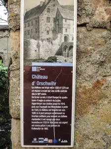 Informationen zum alten Schloss (© JE)