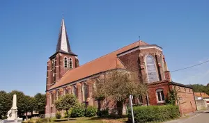 De kerk Saint-Vaast