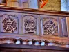 Dekorationen Orgelempore der Abtei (© JE)