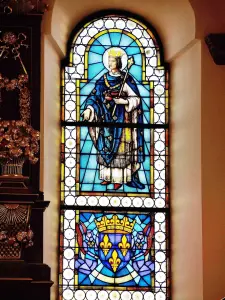 Stained glass window in the chapel (© JE)