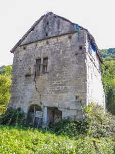 Grange-dîmière, à Ougney-le-Bas (© J.E)