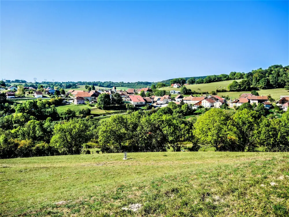 Ouhans - Panorama depuis la chapelle des Anges (© J.E)