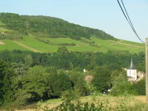 Vue panoramique du village