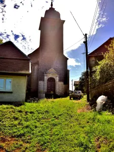 Steeple of the Sainte-Antide church (© J.E)