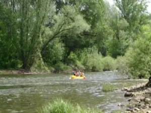 Kanufahrt auf dem Aveyron