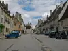 Pesmes - Main square of Pesmes