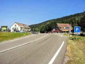 Col du Bonhomme, gezien vanaf de kant van Bonhomme (© JE)