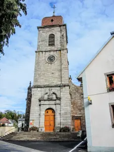 Bell tower of Saint-Pancrace church (© J.E)