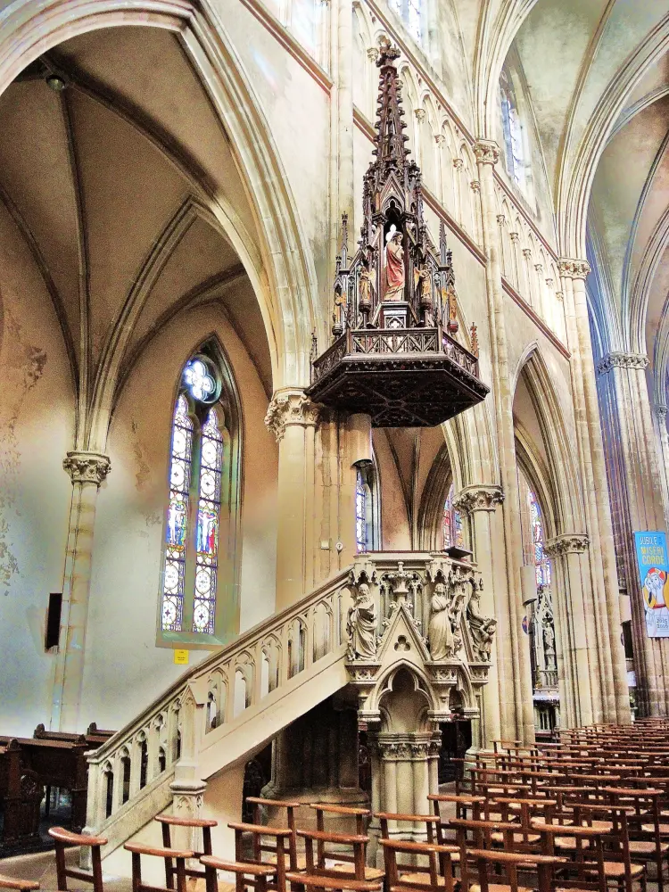 Plombières-les-Bains - Pulpito della chiesa di Saint-Amé e Saint-Blaise (© Jean Espirat)