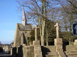 St. Gonéry Kapelle mit Kreuz