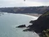 Plouha - Praia de Bonaparte vista da ponta da torre