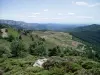 Saint-Maurice-de-Ventalon - From the cross of the cross of Berthel, valley of Luech