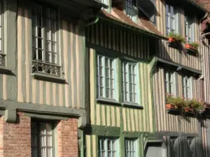 Half-timbered