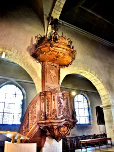 Stuhl 1754 Guyon Brüder in der Kirche (© J. E)