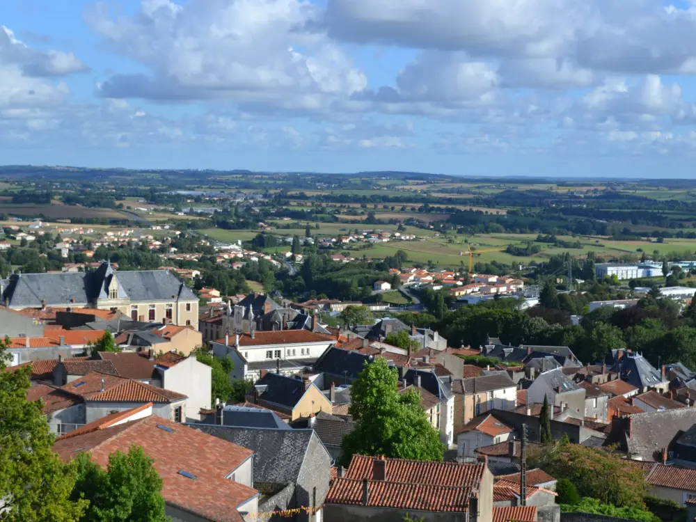 Pouzauges - View from Castle Pouzauges