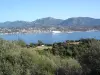 Vista sul golfo e sul villaggio Propriano