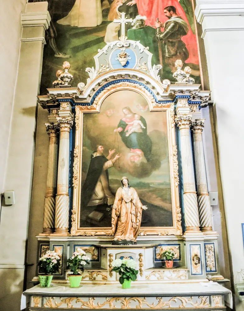 Quingey - Altar of Our Lady - Church of Quingey (© J.E)