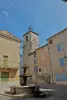 Place de la paix con la fontana delle tartarughe