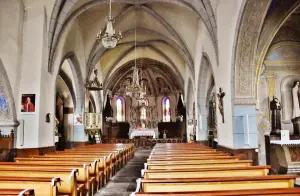 L'interno della chiesa di Saint-Pierre