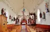 Het interieur van de kerk Notre-Dame