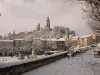 Reillanne - Reillanne unter Schnee