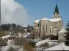 Renaison - De kerk in de sneeuw