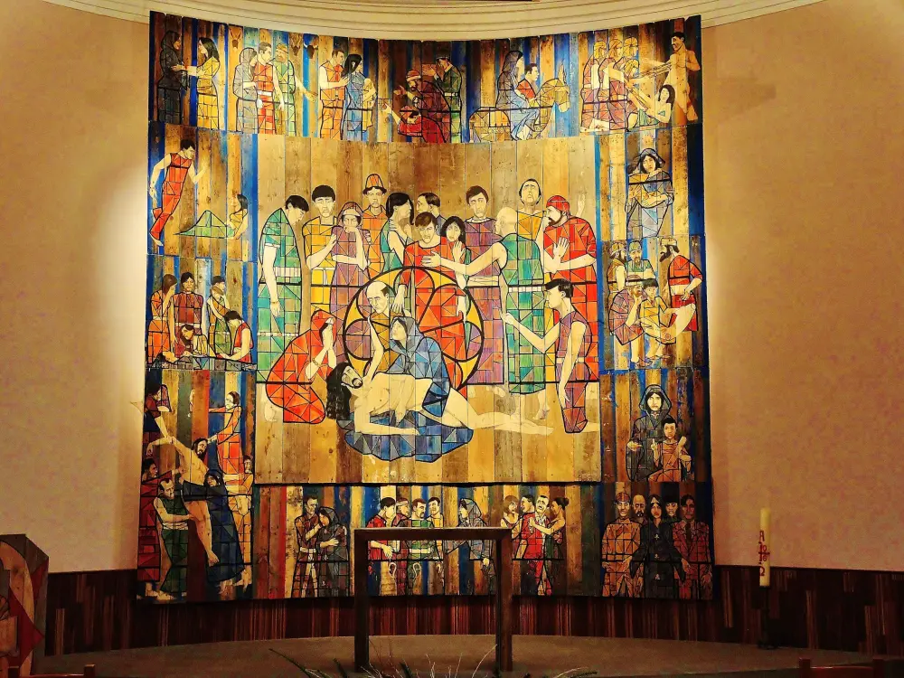 Ribeauvillé - Tapisserie de la chapelle Maria Raydt (© J.E)