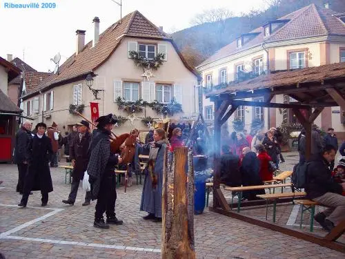 Ribeauvillé - Marché de Noël médiéval (© Jean Espirat)