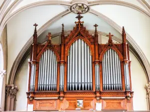Órgano Callinet de 1851, en la iglesia de Rimbach-près-Masevaux (© J.E)
