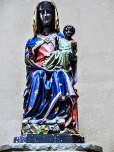 Virgen negra y el niño - Nuestra Señora de Marthuret (© J.E)