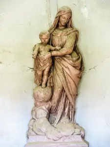 Madonna and Child, in the Saint-Roch chapel (© J.E)