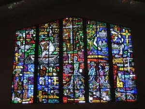 Vitrail d'art de l'église de Rittershoffen